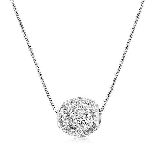 Diamond Ball Pendant - 1.4 Carat