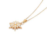 Diamond North Star Pendant Necklace - 1.1 Carat