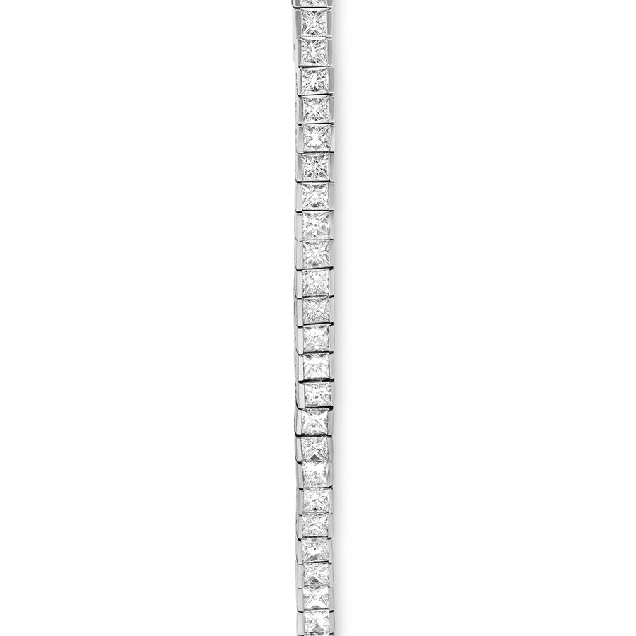 Channel Set Diamond Tennis Bracelet - 8.3 Carat