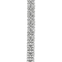 Triple Row Diamond Tennis Bracelet - 5.25