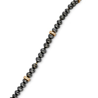 Black Diamond Beaded Bracelet - 28 Carat