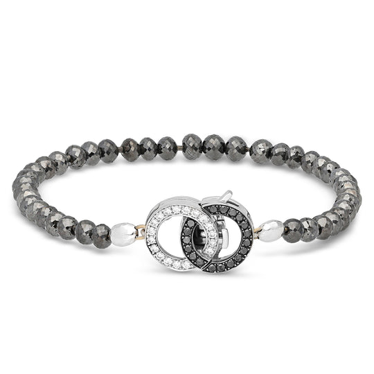 Black Diamond Beaded Bracelet