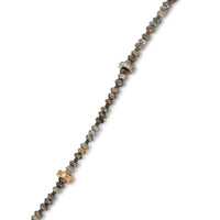 Triple Tone Grey Diamond Beaded Bracelet - 13.43 Carat