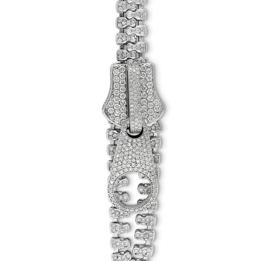 Diamond Zipper Bracelet - 4.6 Carat