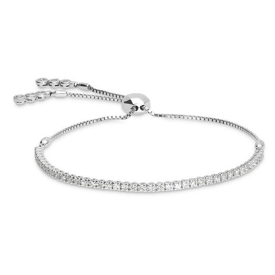 Adjustable Tennis Bracelet - .95 Carat