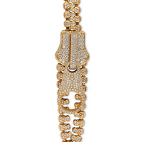 Rose Gold Zipper Bracelet - 4.96 Carat