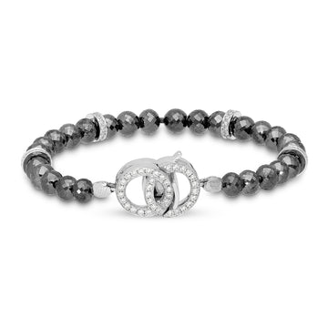 Black Diamond Beaded Bracelet - 48.35 Carat