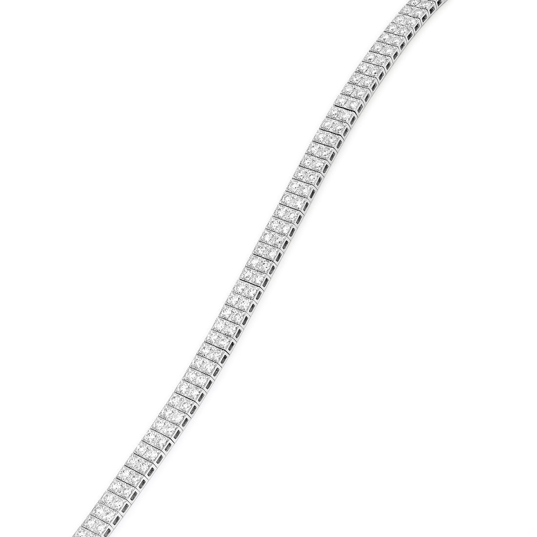 Double Row Tennis Bracelet - 2.71 Carat