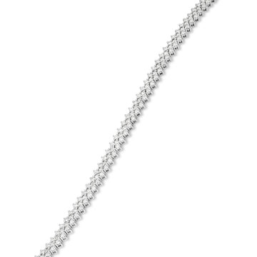 Chevron Diamond Bracelet - 2.5 Carat