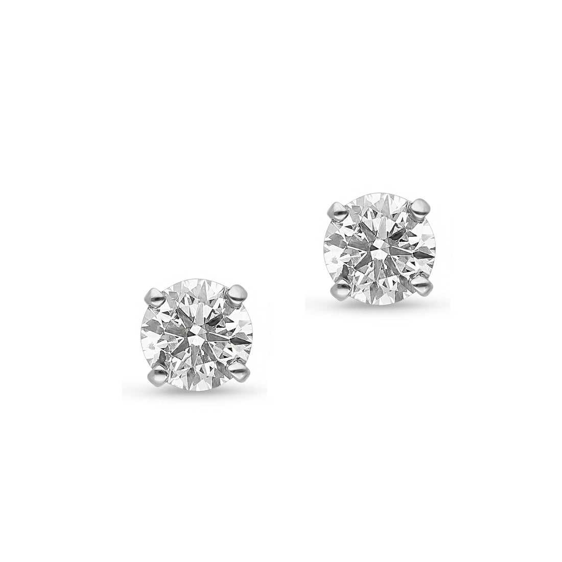 Classic Diamond Solitaire Studs - 1.1 Carat