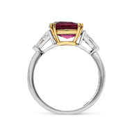 Red Spinel Cushion Cut Ring - 4.8 Carat