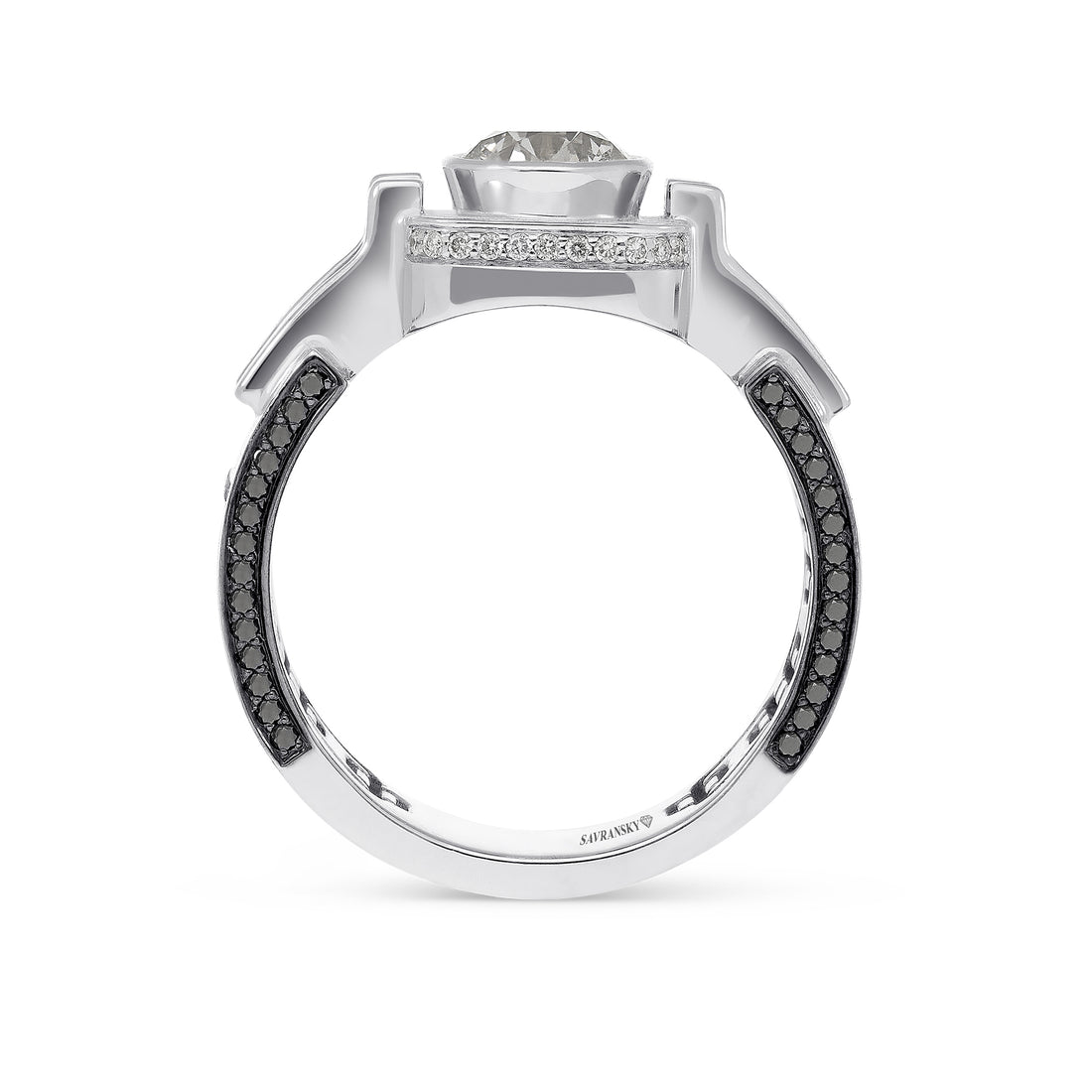 Men's White Diamond Ring - 2.05 Carat