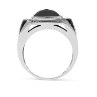 Black Diamond Men's Ring - 4.4 Carat