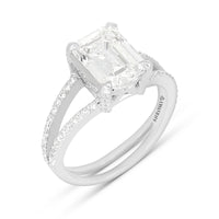 Emerald Cut Diamond Engagement Ring