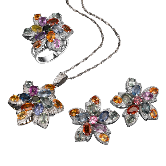 Multicolor Sapphire mix set